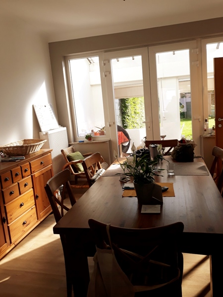 Residential project for 3 people with some external support - 2